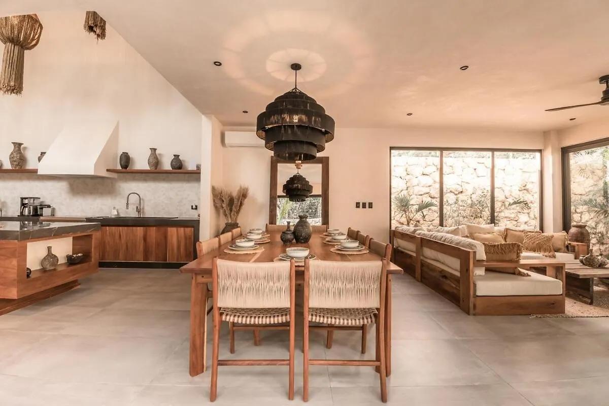 Villa With 2 Pools With Security Guard For 10 Guests Tulum Pueblo 0*,  Mexico