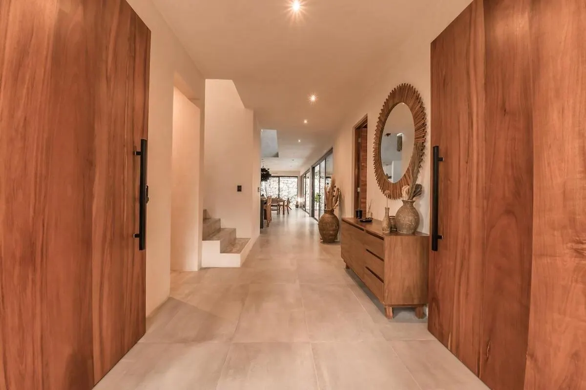 Villa With 2 Pools With Security Guard For 10 Guests Tulum Pueblo