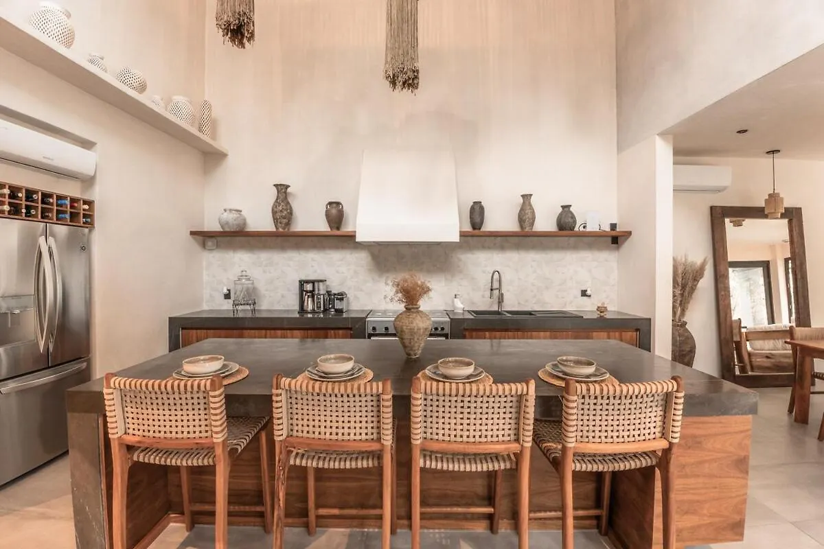 Villa With 2 Pools With Security Guard For 10 Guests Tulum Pueblo