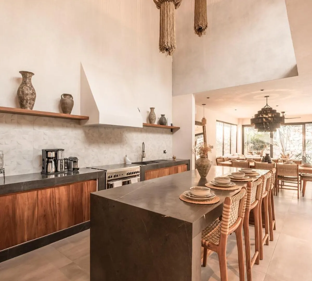 Villa With 2 Pools With Security Guard For 10 Guests Tulum Pueblo