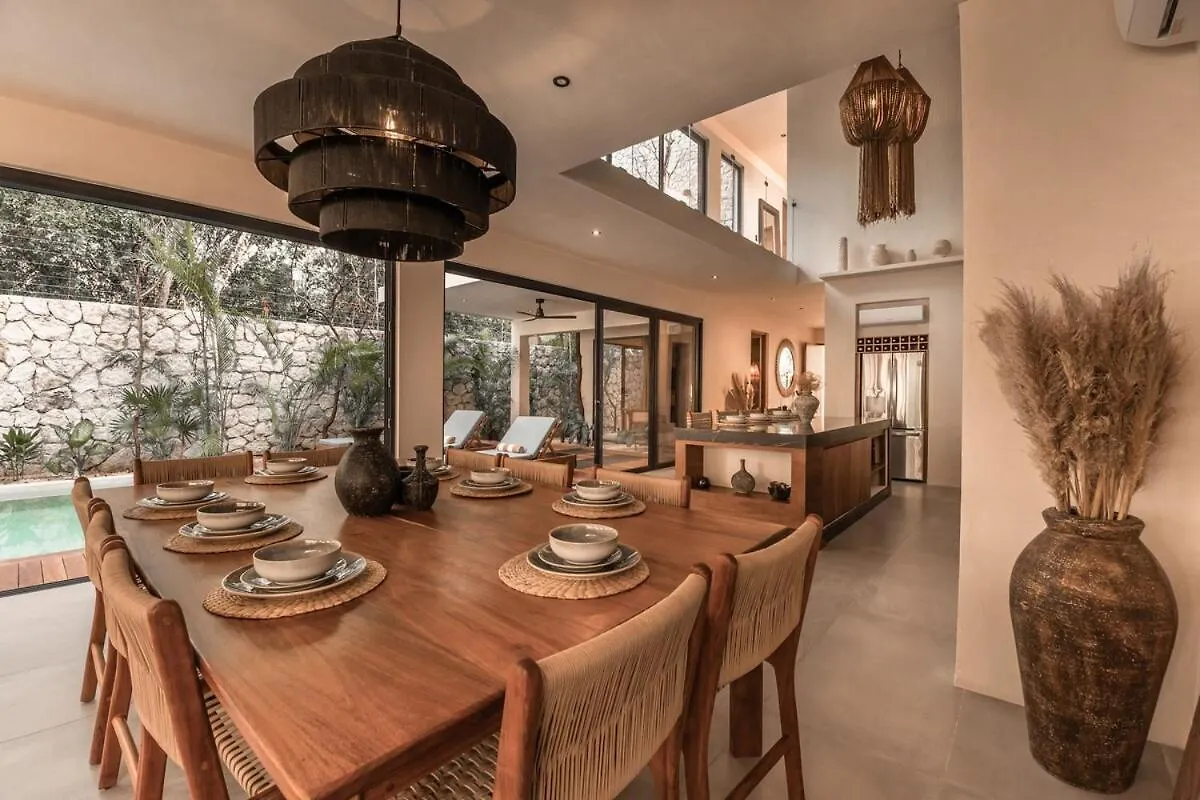 Villa With 2 Pools With Security Guard For 10 Guests Tulum Pueblo